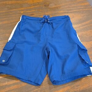 Navy Blue Men's Swim Trunks